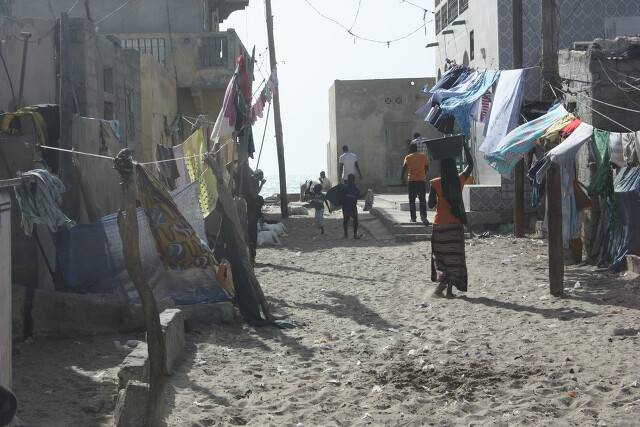 Gambia - uliczka rybaków