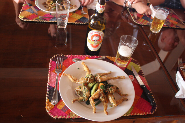 Menu - żabie udka